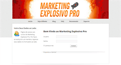 Desktop Screenshot of marketingexplosivopro.com
